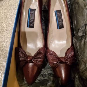 Leather heels
